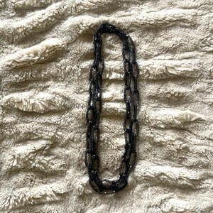 Lisa Freede gunmetal mesh necklace